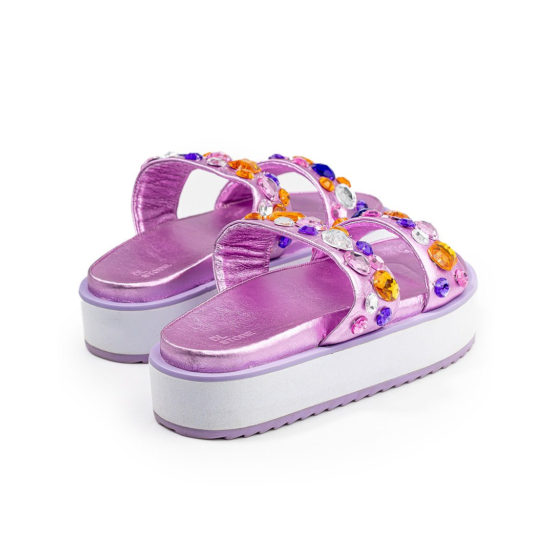 Sandália Flatform Pixie Alfazema - DL STORE - ALFAZEMA