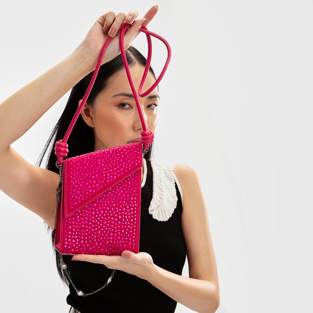 Bolsa Geo Sparkle Pink - DL STORE - PINK